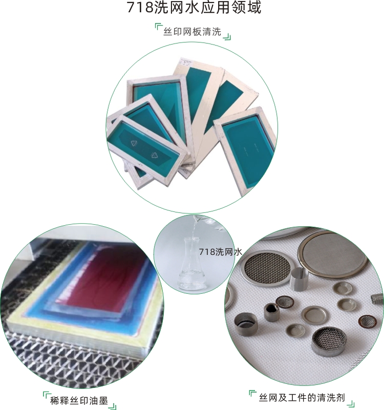 718洗網水應用領域